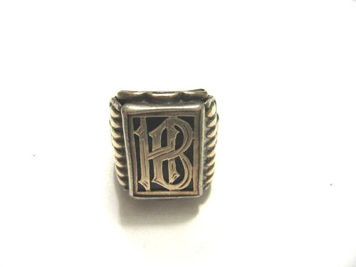 Siegelring silber gold - siegelring, silber/gold