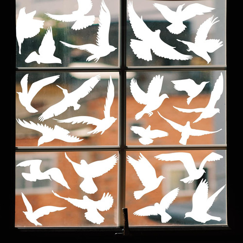 Fensteraufkleber vogelschutz - fensteraufkleber,