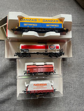 Fleischmann H0 DC 5210/5569/5470/5233  4 verschiedene Güterwagen  TOP + OVP