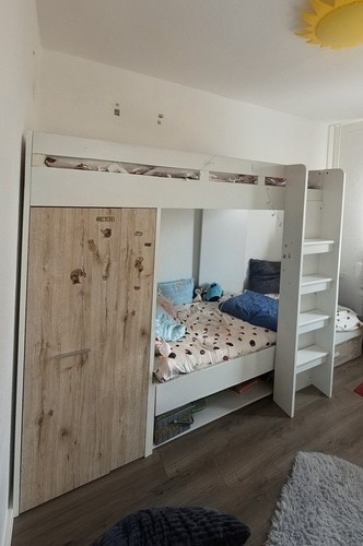 Hochbett mit schrank - mit, und