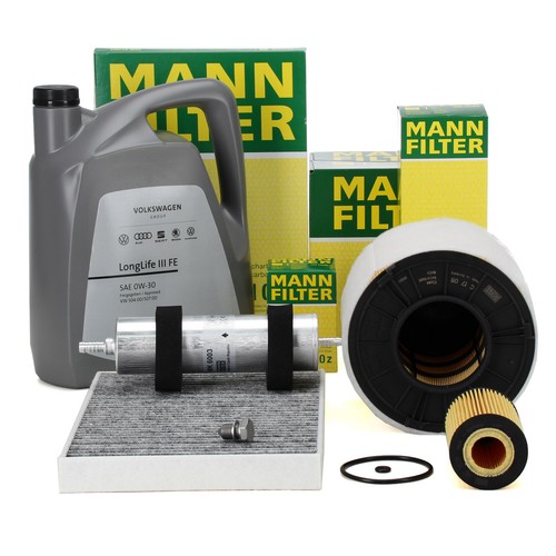 Mann filterset tlg 5l - filterset, 4-tlg