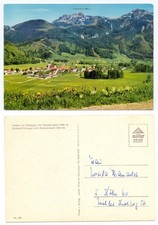 125751 - Aschau im Chiemgau mit Kampenwand - alte Ansichtskarte