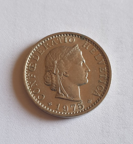 1975 schweizer franken chf - franken, 20