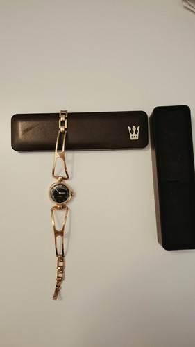 Vintage damenuhr goldfarben - damenuhr,
