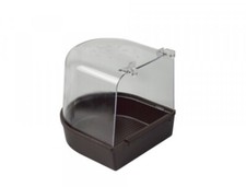 Nobby Badehaus braun für Gittertür 14cm - Vögel Spielzeug Vogel Käfigzubehör