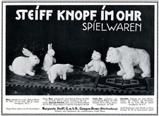 Steiff Knopf im Ohr Reklame
