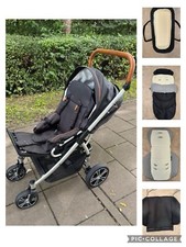 Gesslein Kinderwagen SET F4 Air mit Buggy Funktion + Tragetasche | Babywanne C2