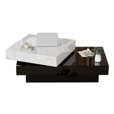 Couchtisch Drehbar Schwarz