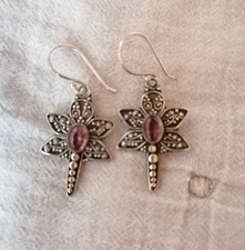 Ohrhänger mit rosa turmalin - ohrhänger,