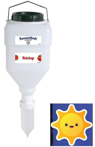 Saucenkuh senfspender ketchup - saucenkuh,