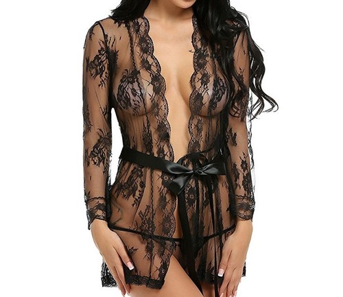 Neglige transparente spitze - neglige,