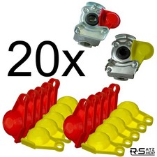 Staubkappe Kupplungskopf Kappe Druckluftkopf Ersatz Deckel Traktor - R-Satz Shop