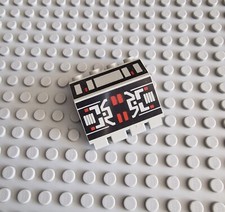 Lego Space Panel Klappe Tür	 alt hellgrau 2x4x3 1/3 Bedruckt 2582 2582p68 P24