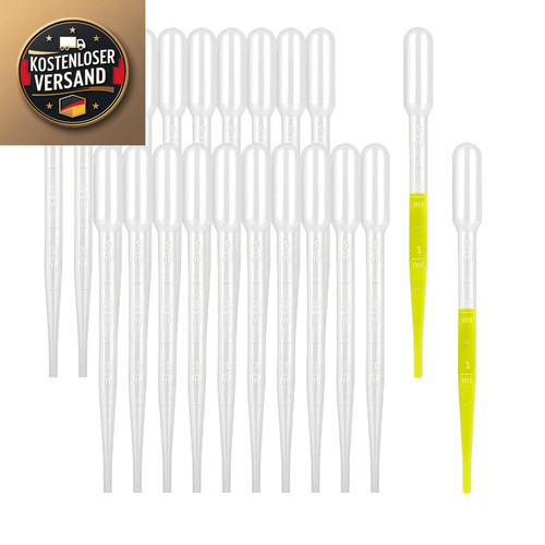 Plastik pipette 50 stk - ml,