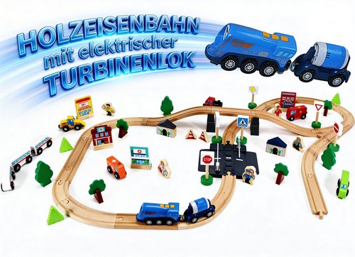 Holz eisenbahn kinder - eisenbahn, holzzug