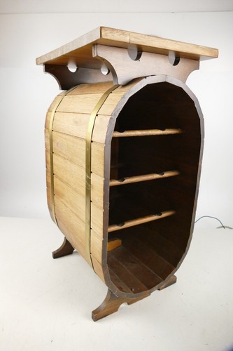 Rustikaler weinflaschen halter - rustikaler,
