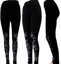 Damen Leggings glitzer