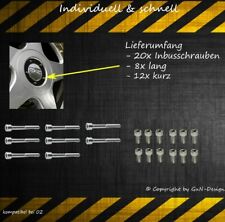 OZ Racing-MAE-Futura 20 Edelstahl Schrauben passt bei OZ Deckel usw.Felgendeckel