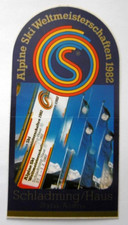 Souvenir-Aufkleber Alpine Ski