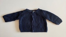 PETIT BATEAU ♥ STRICKJACKE PULLI ♥ KLEINKINDER ♥ GR.74 CM 12 MONATE ♥ DUNKELBLAU