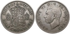 Großbritannien - Great Britain 1/2 Half Crown 1947-1970 verschiedene Jahrgänge