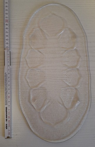 Servierplatte glas mit - glas,