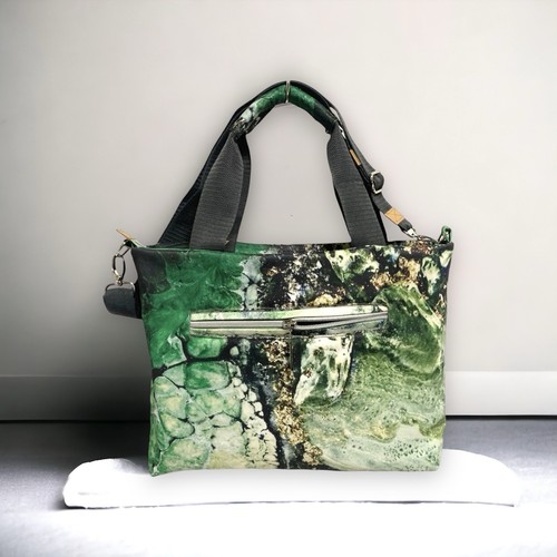 Umhängetasche mit kunsdruck - umhängetasche,