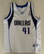 Champion - Dirk Nowitzki #41 Dallas Mavericks Trikot - L - NBA Jersey - Vintage