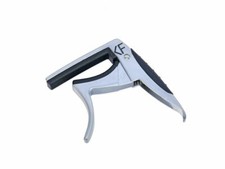 Kapodaster Capo für Gitarre, Konzertgitarre, E-Gitarre mit 3 Plektren (9645)