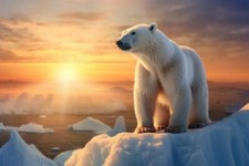 Wandbild: Eisbär am Nordfeld