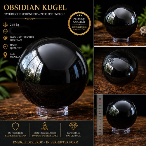 Xxl obsidian kugel 5kg - xxl, 2,5kg