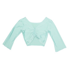 VICARD Damen Top Blau V-Ausschnitt 3/4 Arm S