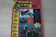 3) Motorradfahrer 11/1991 - Yamaha YV 535 Watsonian-