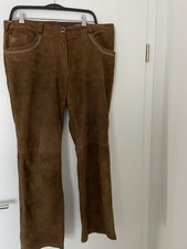Lederhose KRÜGER Hellbraun Größe 44