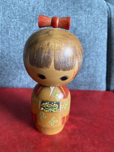 Kokeshi holz puppe 12cm - puppe,