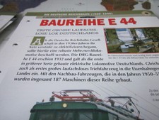 Deutsche Eisenbahngeschichte DR 1920-1949 Baureihe E 44