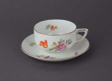 Rosenthal Balmoral Deutsche Blume Mokkatasse mit Untertasse