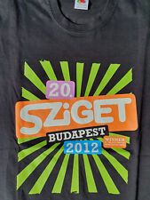 SZIGET FESTIVAL  2012 - T-Shirt - XL -AXWELL-PLACEBO-THE KILLERS-SNOOP DOG-SUM41