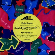DELLA REESE: Simple Song Of Freedom (´70 / German 7" with scarce "advance" p/s)