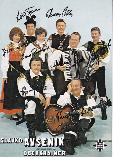 Autogramm slavko avsenik und - autogramm,