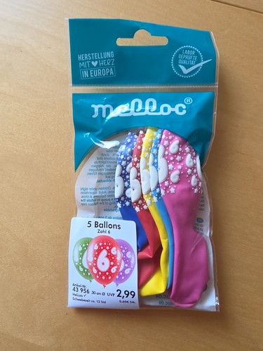 Melloc luftballons bunt - luftballons, 5