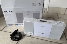 Sony ZS-PE60 CD-Player, Boombox, USB, Radio, Audio-In, Weiß, Tragbar mit OVP