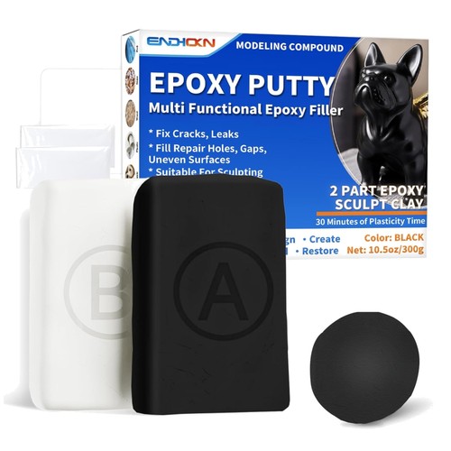 Epoxidharz knete schwarz 300g - epoxidharz,