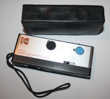 Kodak INSTAMATIC 500  Pocket Foto Kamera + Tasche Fotoapparat Vintage Retro