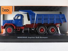 IXO TRUD004 Magirus-Deutz Jupiter 6x6 Muldenkipper (1960) in blau 1:43 NEU/OVP