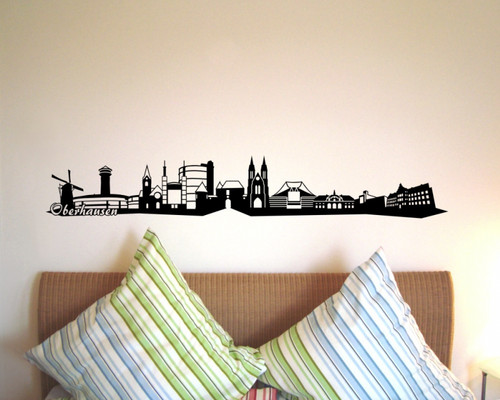 Wandtattoo oberhausen skyline - wandtattoo,