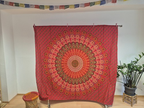Xxl 240x210cm mandala fächer - 240x210cm,
