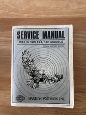 1984 - 1990 Harley FLT - FXR Modelle Service  Reparatur Werkstatt Handbuch EVO