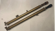 2x Alte Messing Pumpe Zerstäuber Winzer Bauer Landwirtschaft Sammlerstück 60cm
