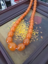 Bernstein Halskette Honigfarbe Baltikum Bernsteinkette Butterscotch Amber 45cm,3